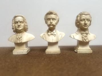 Topzoekertje Componisten beeldjes Mozart Straus Bach! beschikbaar voor biedingen