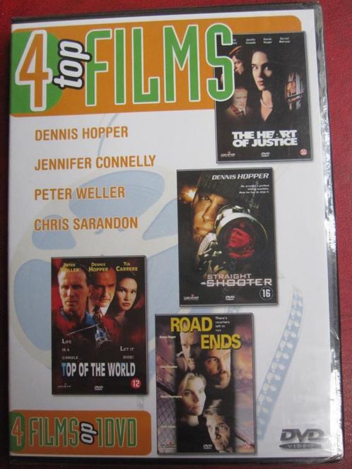 4 Top Films (4 films op 1 DVD) nieuw in de verpakking, Cd's en Dvd's, Dvd's | Avontuur, Nieuw in verpakking, Boxset, Vanaf 16 jaar