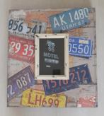 Deux cadres photo plaque voiture américaine pour photo, Ophalen, Zo goed als nieuw