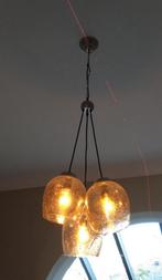 Hangende Lamp 3 Glazen Bollen, Huis en Inrichting, Ophalen, Glas