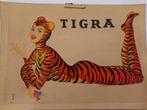Tigra , reclamebord op dik karton  , 42 x 30, Verzamelen, Merken en Reclamevoorwerpen, Reclamebord, Ophalen of Verzenden, Zo goed als nieuw