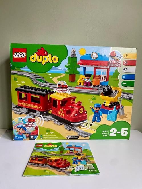 Lego Duplo Stoomtrein, Kinderen en Baby's, Speelgoed | Duplo en Lego, Zo goed als nieuw, Duplo, Complete set, Ophalen
