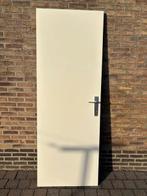 Binnendeur wit 201,5 x 73 cm met kader en deurlijsten, Doe-het-zelf en Bouw, Deuren en Vliegenramen, Ophalen, Minder dan 80 cm