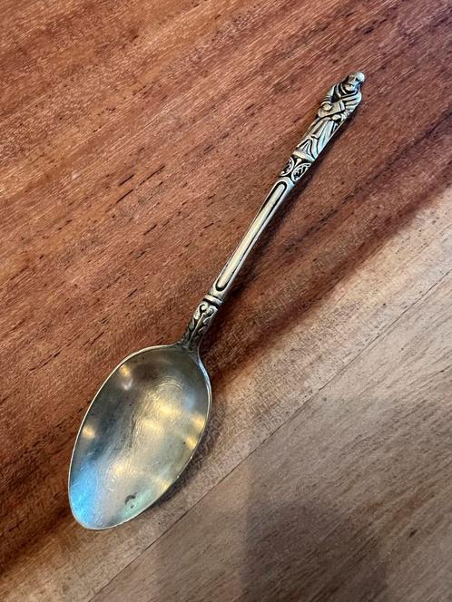 Antieke (1840’s)  verzilverd apostel lepeltje, Antiek en Kunst, Antiek | Zilver en Goud, Zilver, Ophalen