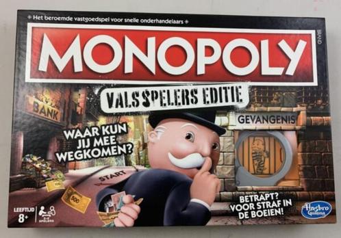 Monopoly Valsspelers Editie Bordspel spel compleet Hasbro, Hobby en Vrije tijd, Gezelschapsspellen | Bordspellen, Gebruikt, Verzenden