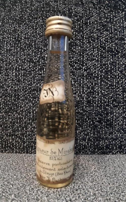 Mignonette - Liqueur de mirabelle - J.Nusbaumer, Verzamelen, Overige Verzamelen, Zo goed als nieuw, Ophalen of Verzenden
