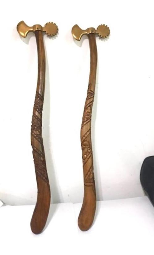 Bijl Jacht Duits Brons Handgesneden 64 cm 👀😎🤗🎁👌, Antiek en Kunst, Antiek | Gereedschap en Instrumenten, Ophalen of Verzenden