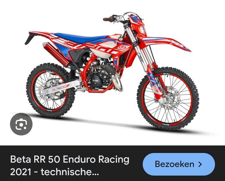 GEZOCHT !!! 2021 Beta rr50 enduro racing track, Fietsen en Brommers, Brommers | Tuning en Styling, Ophalen