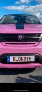 Roze glitter auto van bekende influencer op sociale media, Auto's, Fiat, Automaat, Euro 5, Overige kleuren, 7 zetels