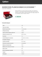 barbecook plancha bakplaat, Ophalen, Gebruikt, Overige typen