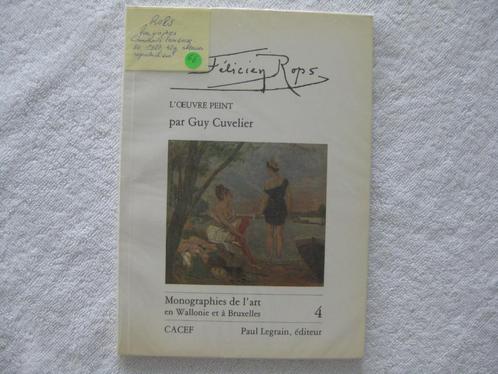 Namur Ville et Province – Félicien Rops – Guy Cuvelier 1987, Livres, Art & Culture | Arts plastiques, Enlèvement ou Envoi