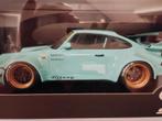 GT Spirit Car Model 1/18 Porsche 911 RWB Tiffany Coupe 2015, Ophalen of Verzenden, Nieuw, Auto