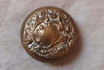 BELLE BROCHE ANCIENNE en plaqué OR 18k signé GL/old brooch BELLE BROCHE ANCIENNE en plaqué OR 18k signé GL/old brooch