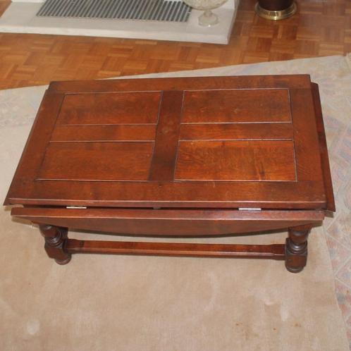 salontafel, Huis en Inrichting, Tafels | Salontafels, Gebruikt, Minder dan 50 cm, 50 tot 100 cm, 100 tot 150 cm, Ovaal, Eikenhout