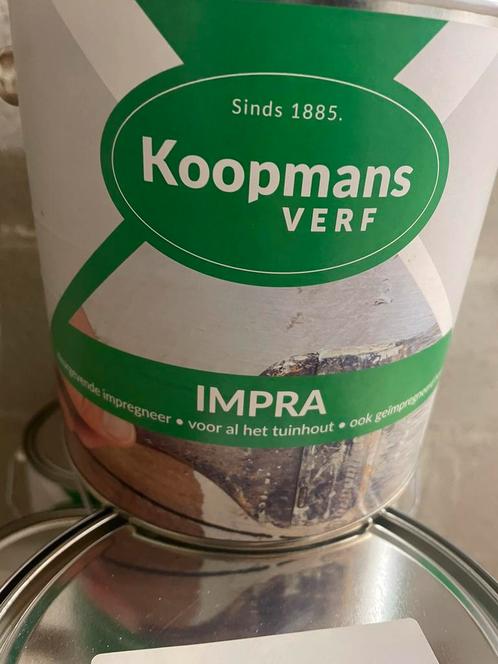 Koopmans impregneerolie transparant donker eiken 2,5liter, Bricolage & Construction, Peinture, Vernis & Laque, Neuf, Lasure, Enlèvement ou Envoi