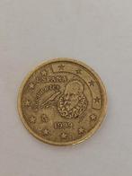 Pièce rare de 50 cents Miguel de Cervantes, Timbres & Monnaies, Enlèvement, 50 centimes, Espagne