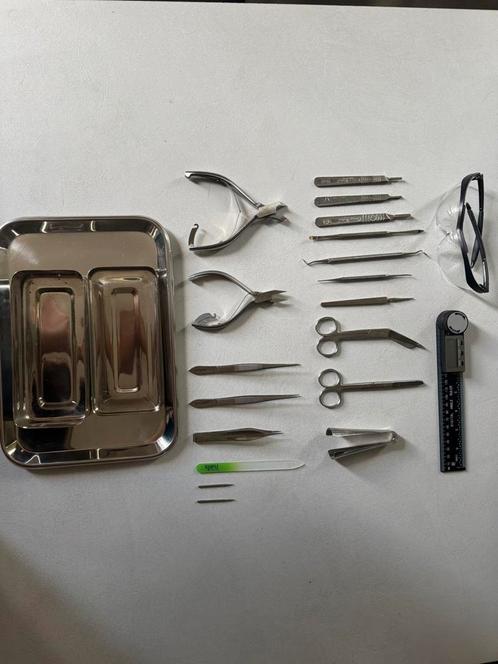 Set complet instrument podologie, Diversen, Overige Diversen, Zo goed als nieuw, Ophalen of Verzenden