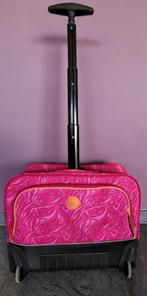 Delsey trolley, Handtassen en Accessoires, Ophalen, Gebruikt, 40 tot 50 cm, Roze