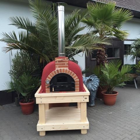 Houtgestookte traditionele steenoven pizzaoven tuin-bakoven, Tuin en Terras, Pizzaovens, Nieuw, Ophalen