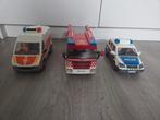 Playmobil city action ziekenwagen, brandweer en politie, Ophalen, Zo goed als nieuw