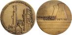 🇮🇱Israel,Official Bronze Award Medal"Oil Refineries" 1978, Ophalen of Verzenden, Brons