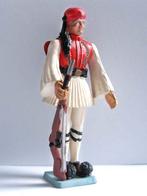 Figurine ancienne soldat Grecque. (Marque AOHNA), Envoi, Armée de terre, Miniature ou Figurine