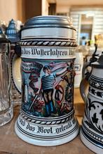 Authentieke Duitse bierpul met deksel, Antiek en Kunst, Ophalen