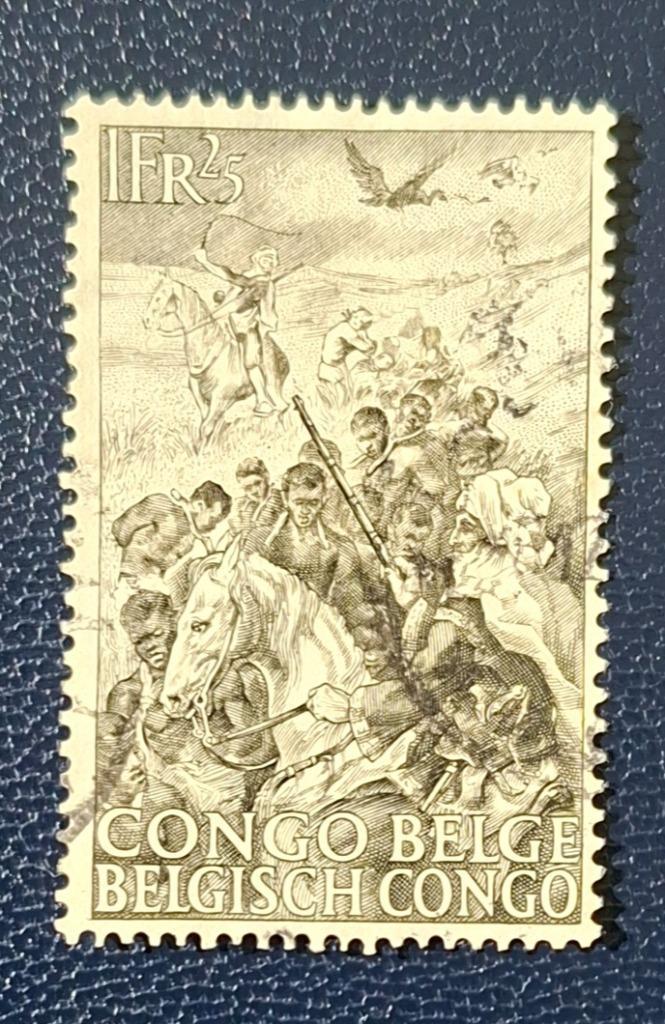 Postzegel Belgisch Congo OBP 274, Postzegels en Munten, Postzegels | Europa | België, Gestempeld, Gestempeld, Ophalen of Verzenden