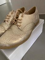Goudkleurige platte schoenen, Kleding | Dames, Schoenen, Ophalen, Schoenen met lage hakken, Beige, Zo goed als nieuw