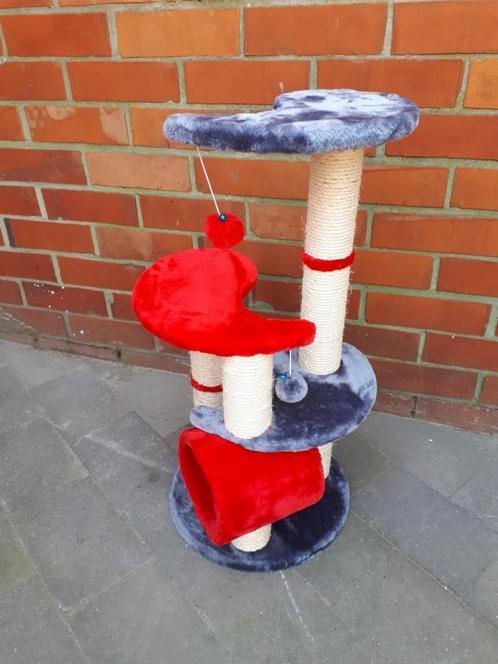 nieuwe krabpaal grijs,rood, Dieren en Toebehoren, Krabmeubelen, Nieuw, Krabpaal, Ophalen