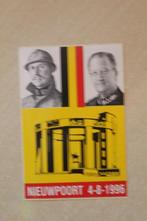 zelfklever Nieuwpoort 1996, Ophalen of Verzenden, Landmacht, Embleem of Badge