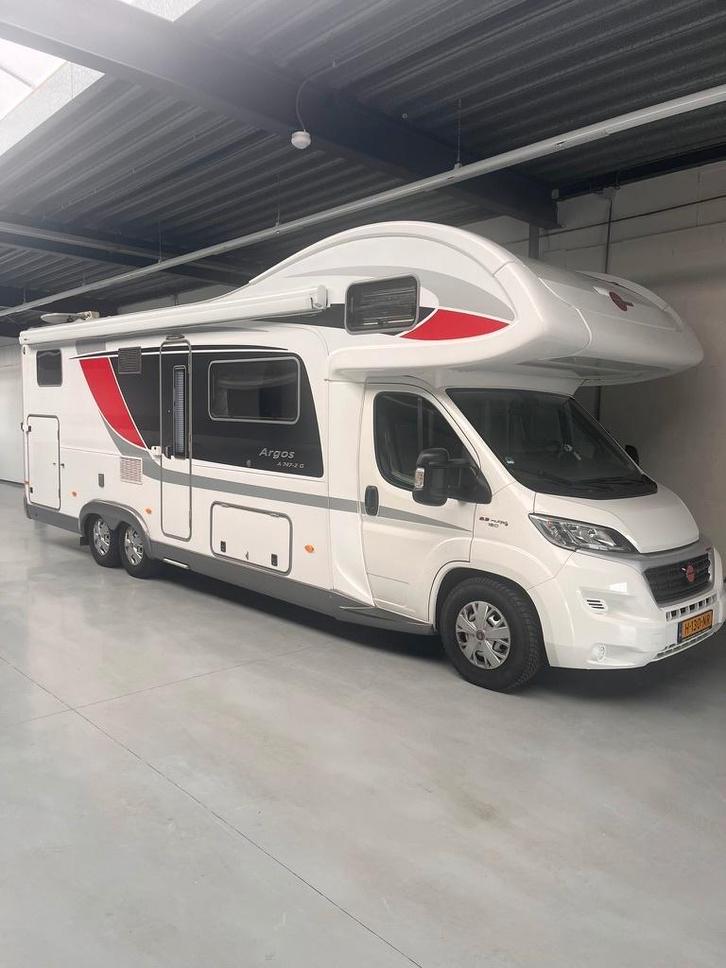 Burstner argos 747, Caravans en Kamperen, Mobilhomes, Particulier, Bürstner, Elektrisch, Automaat, Vloeistofverwarming, Hordeur