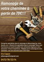 Ramonage agréé toutes cheminées, Bricolage & Construction, Tuyaux & Évacuations, Enlèvement