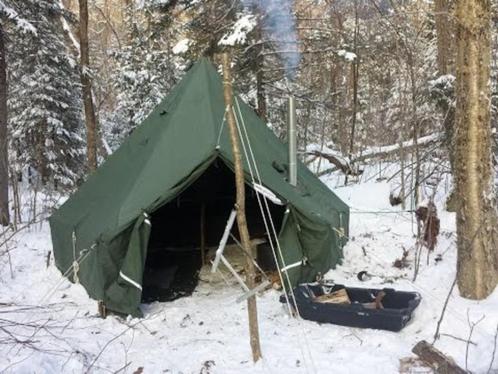Legertent - Five Man Arctic 4x4m   Leger tent 6-hoekig +-4x4, Caravanes & Camping, Tentes, Enlèvement ou Envoi