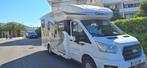 Luxe 4p motorhome 170pk automaat 8.20, Auto's, Ford, Stof, Wit, Diesel, Particulier