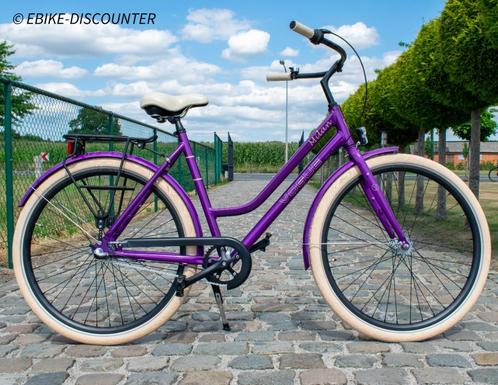 Koop-avond: Vogue premium dames paars, van 450 nu 299 euro, Fietsen en Brommers, Fietsen | Dames | Damesfietsen, Nieuw, Ophalen