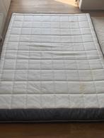 Auping topper met scheerwol maat 160/200cm wit met bruin, Huis en Inrichting, Ophalen, Gebruikt, Tweepersoons, Matras