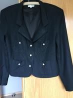 Kort zwart vestje Victor maat 38, Kleding | Dames, Jasjes, Kostuums en Pakken, Maat 38/40 (M), Zwart, Ophalen of Verzenden, Jasje