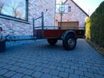 Remorque à essieu simple galvanisée non freinée 2x1 m, Enlèvement, Utilisé