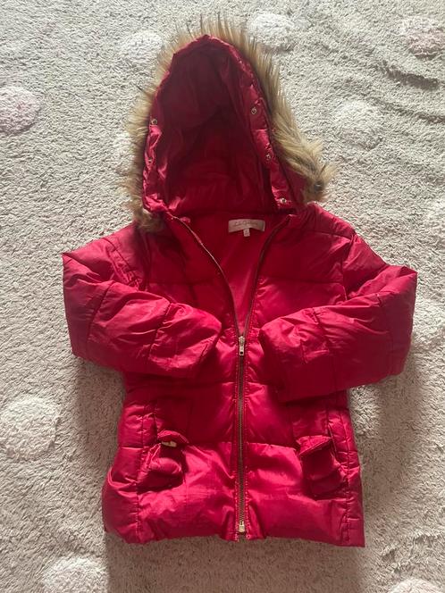 Winterjas dons - lili gaufrette maat 128, Kinderen en Baby's, Kinderkleding | Maat 128, Gebruikt, Meisje, Jas, Ophalen