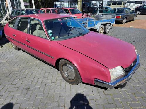 Citroen CX 2.0 Athena, Auto's, Citroën, Bedrijf, CX, Benzine, Berline, Handgeschakeld, Rood, Beige, Onderhoudsboekje