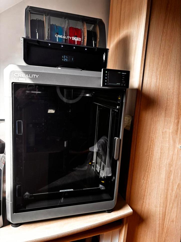Creality K2 Plus Combo 3D printer – Zo goed als nieuw, Computers en Software, 3D Printers, Zo goed als nieuw, Ingebouwde Wi-Fi