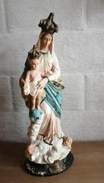 antiek Mariabeeld plaaster +/- 50  cm hoog, Ophalen