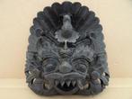 Vintage masker Bali houten masker Indonesië houtsnijwerk, Antiek en Kunst, Ophalen of Verzenden
