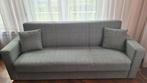 Nieuw 3 zit sofa met slaap functie, 120 cm, Enlèvement ou Envoi, 220 cm, Gris