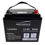 LiFePO4 Lithium Accu 12V 50Ah met Bluetooth | Lichtgewicht, Ophalen of Verzenden, Nieuw