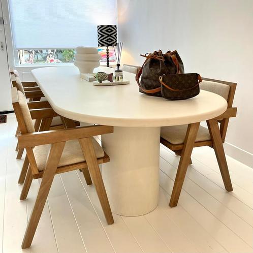 Eettafels op maat | Betonlook | Bamboe | Eiken, Huis en Inrichting, Tafels | Eettafels, Nieuw, Eikenhout, Overige houtsoorten