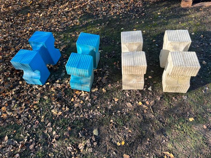 Kleine cavalettis-blokken, Dieren en Toebehoren, Paarden en Pony's | Hoofdstellen en Tuigage, Zo goed als nieuw, Ophalen