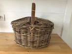 Panier artisanal en rotin naturel, Ophalen of Verzenden, Nieuw