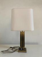 prachtige vintage  belgo chrome tafellamp, Ophalen of Verzenden